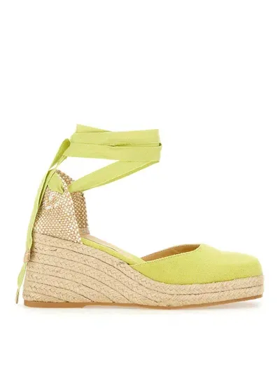 Castaã±er Tina Sandal In Yellow