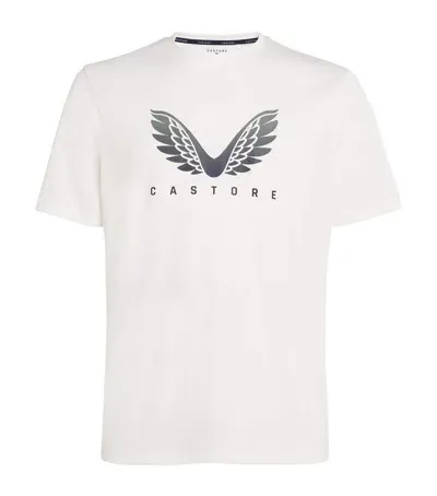 Castore Adapt Graphic T-shirt In White