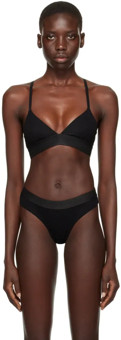 Cdlp Black Triangle Bralette