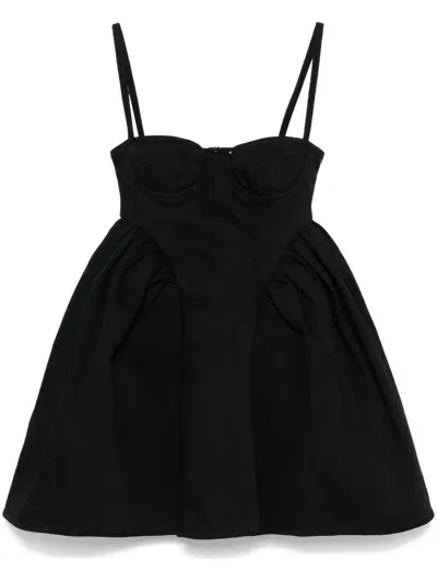 Cecilie Bahnsen Ovid Mini Dress In Black