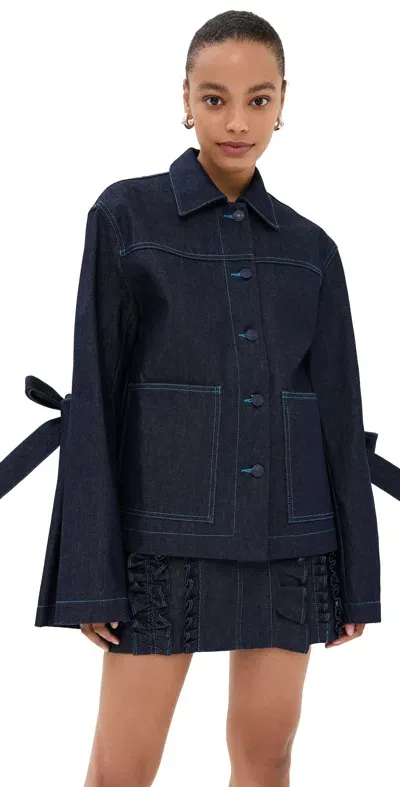 Cecilie Bahnsen Viveca Jacket Indigo