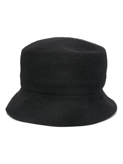 Cfcl Knitted Bucket Hat In Black