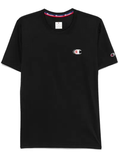 Champion Athletic C-logo T-shirt In Black