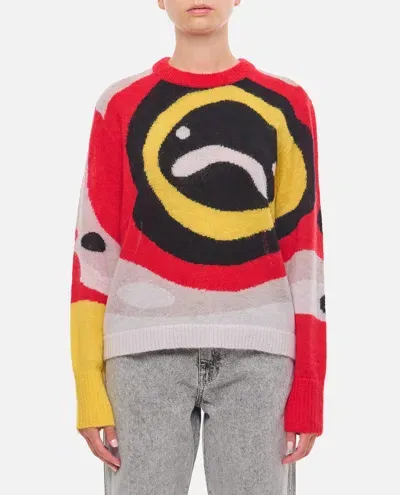 Charles Jeffrey Loverboy Smiley Jumper In Multicolor