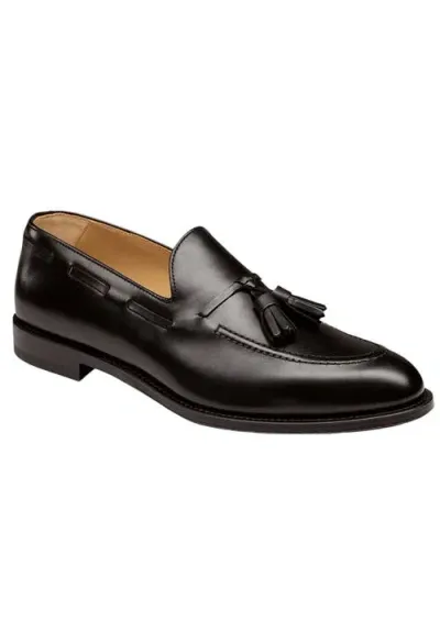 Charles Tyrwhitt Men's  Leather Tassel Loafers In Black