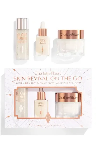 Charlotte Tilbury Skin Revival On The Go Set (limited Edition) $114 Value In White