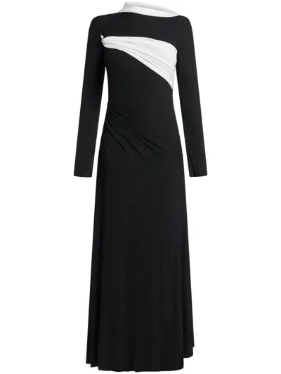 Chats By C.dam Mina Al Sheikhly Maxi Dress In Black