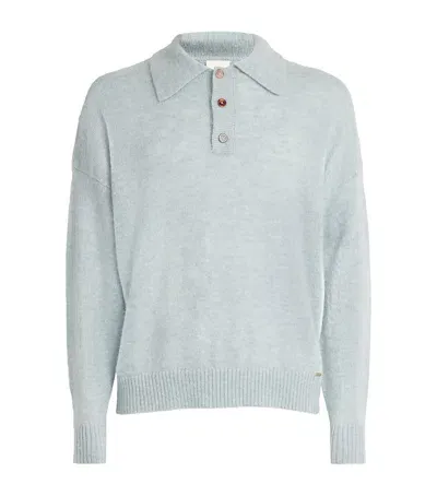 Che Collared Carlo Sweater In Blue