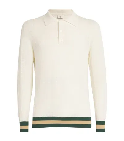 Che Cotton Quinn Polo Shirt In White