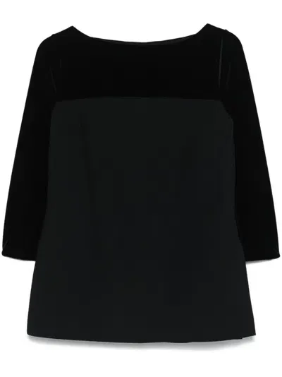 Chiara Boni La Petite Robe Danzi Blouse In Black