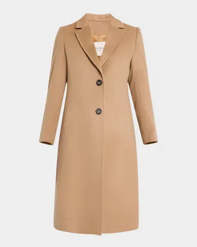 Chiarulli Perseide Classic Single-breasted Coat In Camel