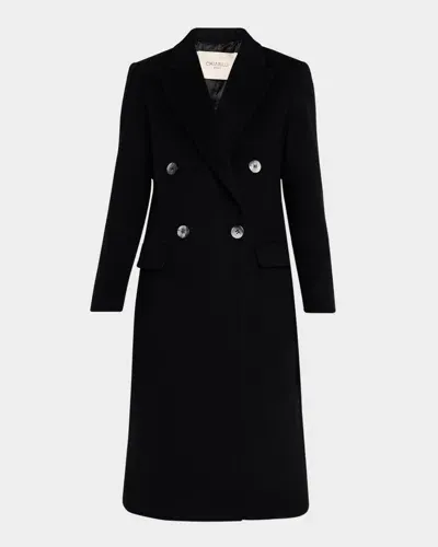 Chiarulli Victoria Classic Double-breasted Coat In Black