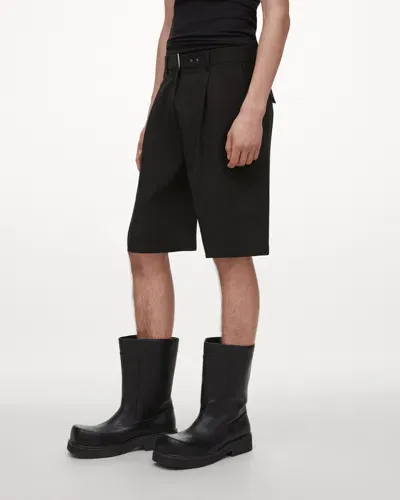 Chimi Humint Wool Shorts In Black