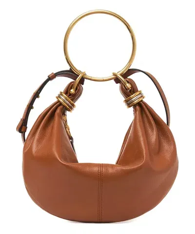 Chloé Bracelet Hobo Bag In Brown