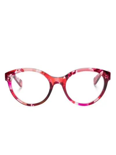 Chloé Butterfly-frame Glasses In Red