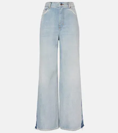 Chloé High-rise Wide-leg Jeans In Denim