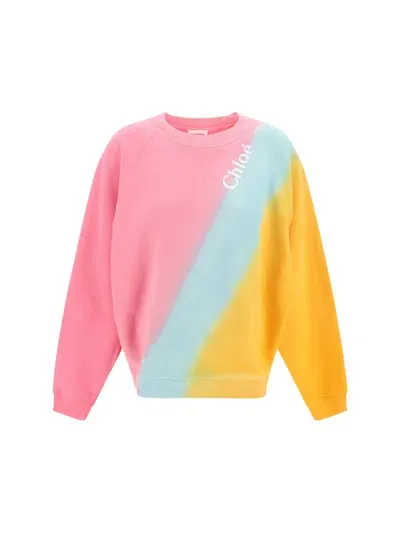 Chloé Sweatshirt In Multi