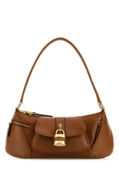 Chloé 99 Shoulder Bag In Brown