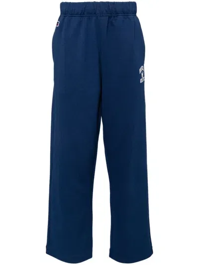 Chocoolate Appliqué Logo Pants In Blue