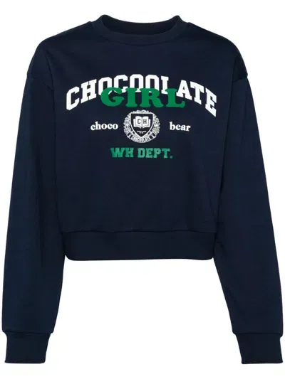 Chocoolate Graphic Sweatshirt In Blue