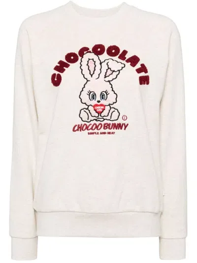 Chocoolate Graphic Sweatshirt In Grey