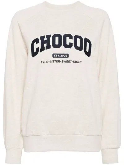 Chocoolate Logo Patch Sweatshirt In Neutrals