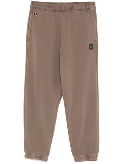 Chocoolate X Russell Athletic Logo Sweatpants In Brown