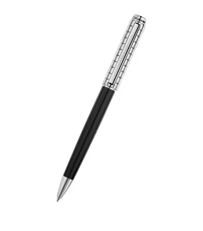 Chopard Palladium-plated Ice Cube Ballpoint Pen In Black