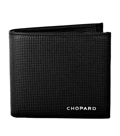 Chopard Small Leather Classic Bifold Wallet In Black