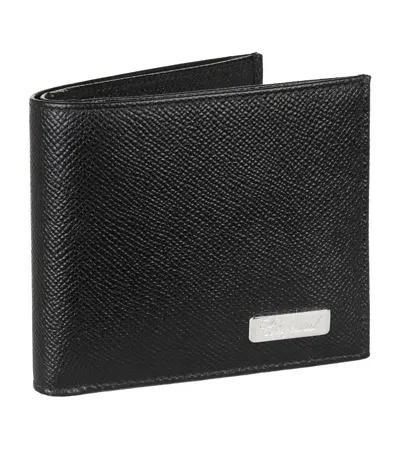 Chopard Small Leather Il Classico Bifold Wallet In Black