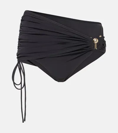 Christopher Esber Orbit Bikini Bottoms In Black