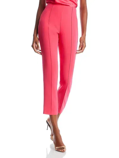 Cinq À Sept Womens High Rise Cropped Cropped Pants In Pink