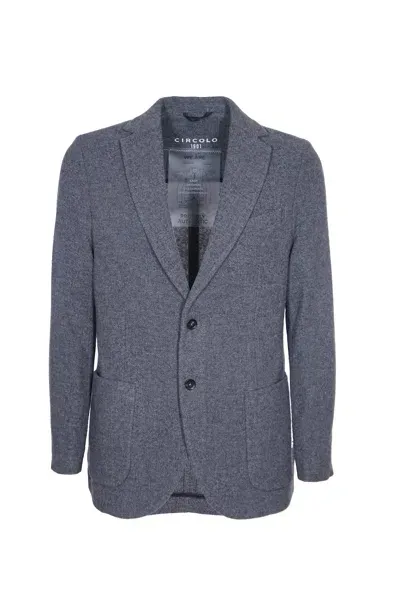 Circolo 1901 Two-buttoned Blazer In Gray