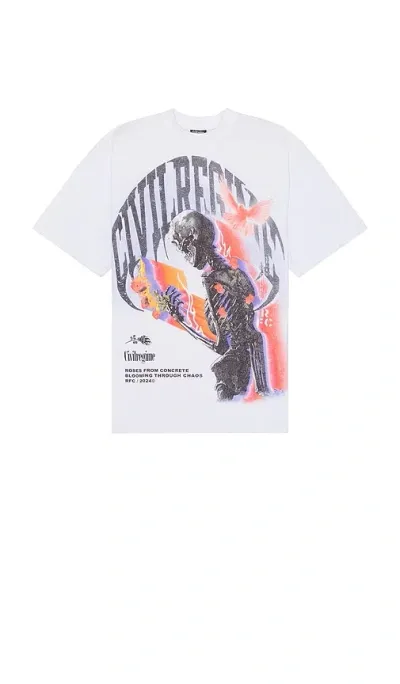 Civil Regime American Classic Oversized Tee In 화이트