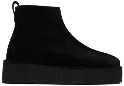 Clarks Originals Platform Lace-up Shoes In Black