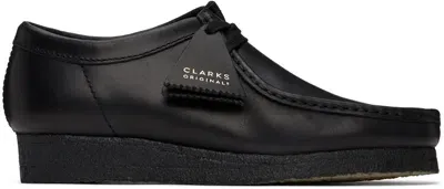 Clarks Originals New Wallabee Black Leather