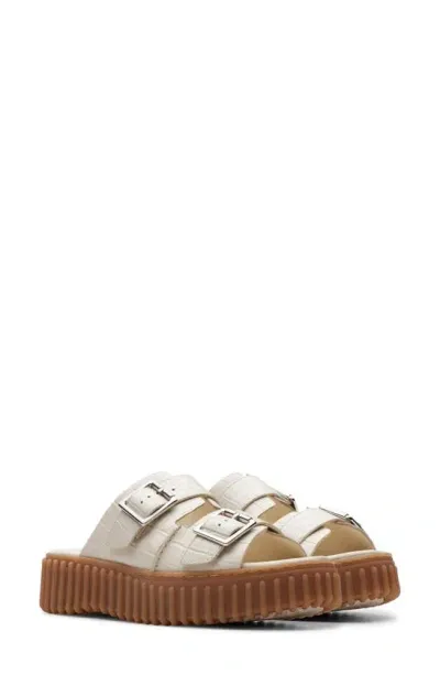 Clarks Torhill Slide In White