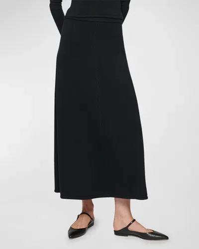 Clea Jamieson Knit Skirt In Black