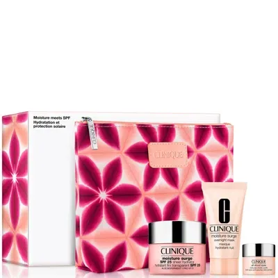 Clinique Moisture Meets Spf Skincare Gift Set In White