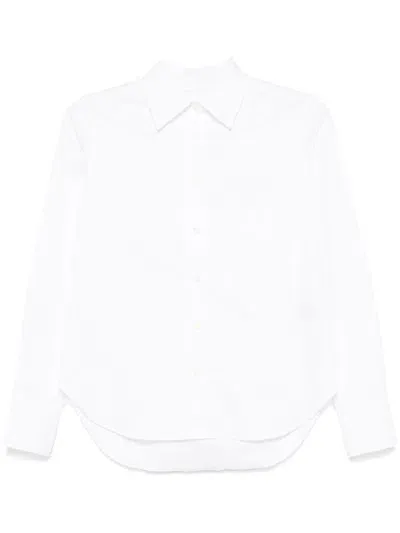 Closed Poplin Shirt In White