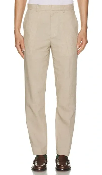 Club Monaco Tech Linen Suit Trouser In Neutrals