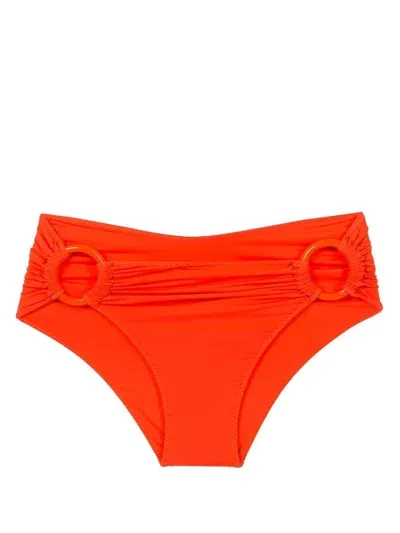 Clube Bossa Christen Embellished Bikini Bottoms In Orange