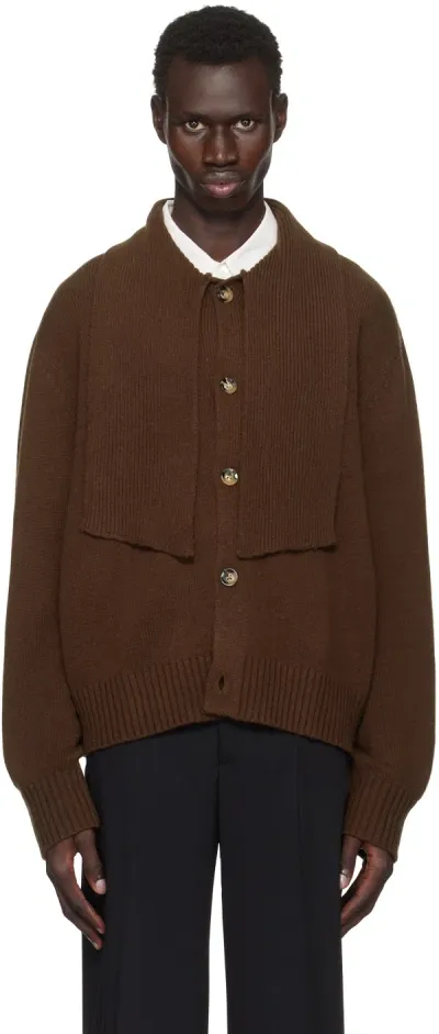 Cmmn Swdn Brown Seth Cardigan