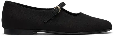 Co Black Square Toe Mary Jane Ballerina Flats