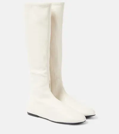 Co Leather Knee-high Boots In White