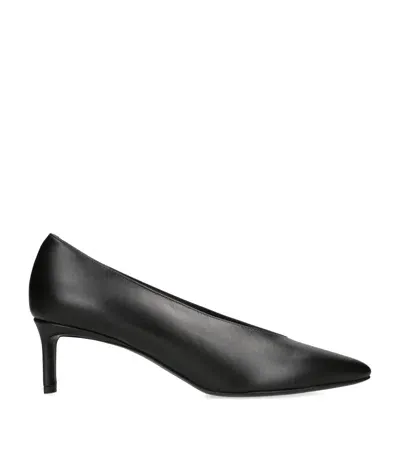 Co Leather Pointed Ballet Pumps 55 In Black