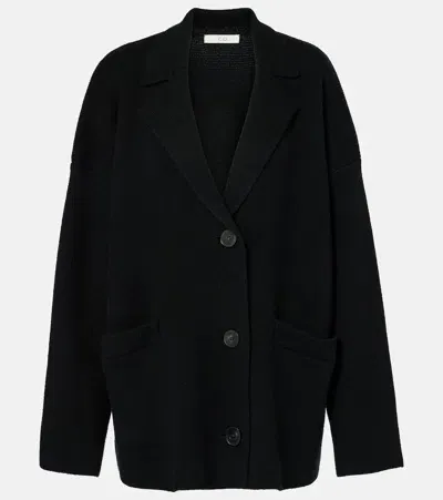 Co Single-breasted Wool And Cashmere Blazer In Black