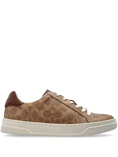 Coach High Line Sneakers In Brown