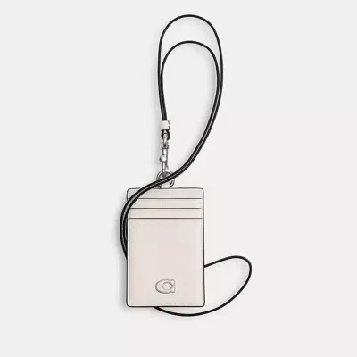 Coach Id Tasche Mit Signature Canvas In White