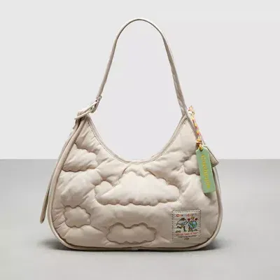 Coach Topia Loop Ergo Tasche Mit Wolkensteppung In White